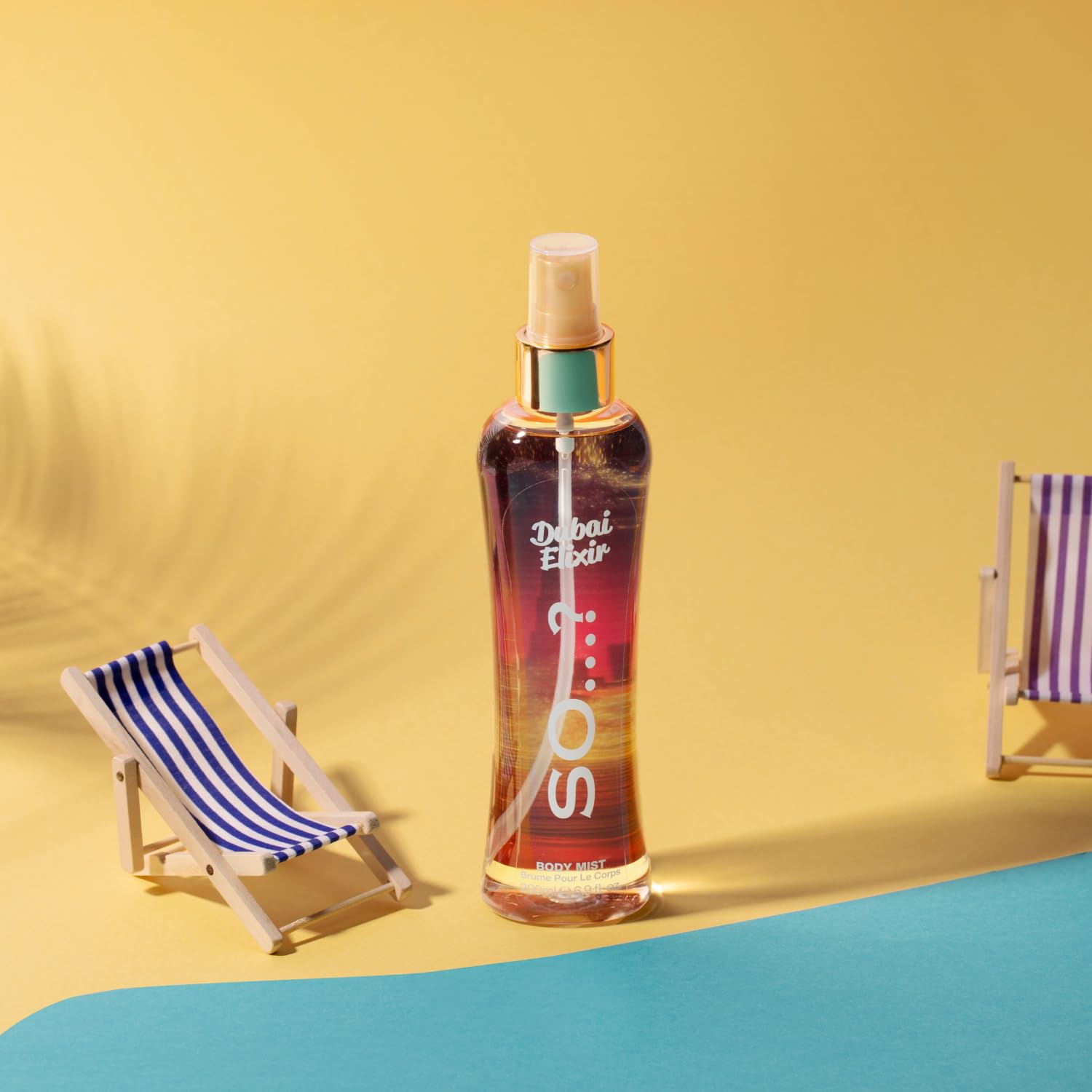 SO...? Escape Dubai Elixir Body Mist 200ml - Vanilla Jasmine Musk Fragrance Spray | Long Lasting Refreshing Perfume for Women | UK's No.1 Body Mist | Perfect for Daily Wear, Date Nights & Travel