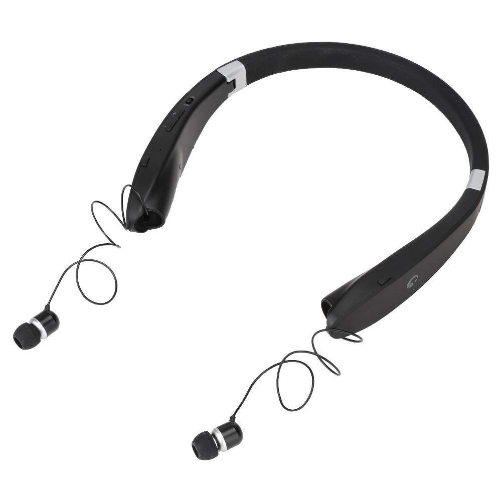 Foldable Neck Hanging Wireless Earphones SX 991 - Bluetooth Headset with Telescopic Design (Black) | Perfect for Workouts, Commuting & Hands-Free Calls