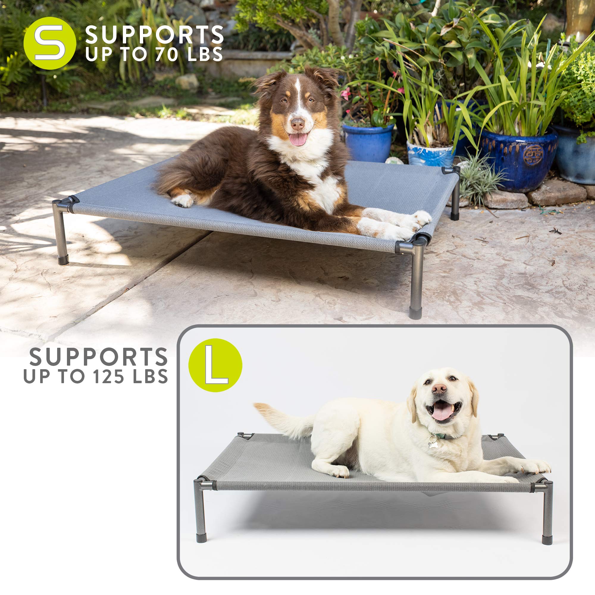 Hyper Pet's Raised Rest Deluxe Elevated Dog Bed - Breathable Outdoor & Indoor Pet Bed for Small & Medium Dogs [30