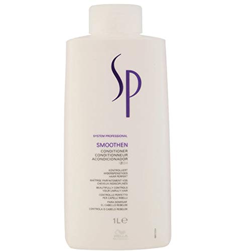 Wella SP Smoothen Conditioner - 33.8 oz (1000ml) for Silky, Frizz-Free Hair | Perfect for Daily Use, Salon-Quality Results at Home
