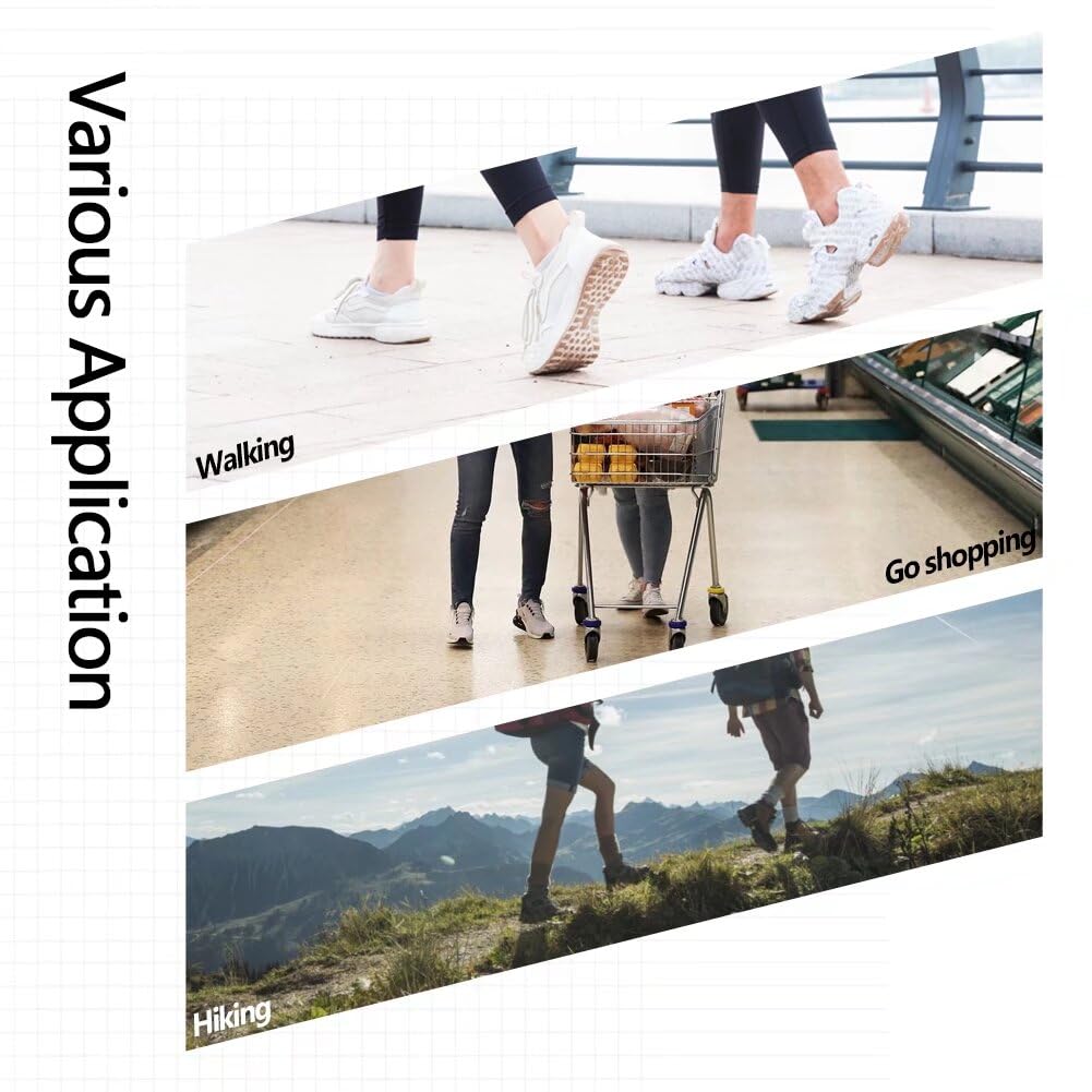 3ANGNI Orthotic Arch Support Insoles for Plantar Fasciitis Relief - Flat Feet, High Arch & Pronation Correction - Metatarsalgia Pain Relief Inserts for Men & Women - Perfect for Running, Walking & Work Shoes