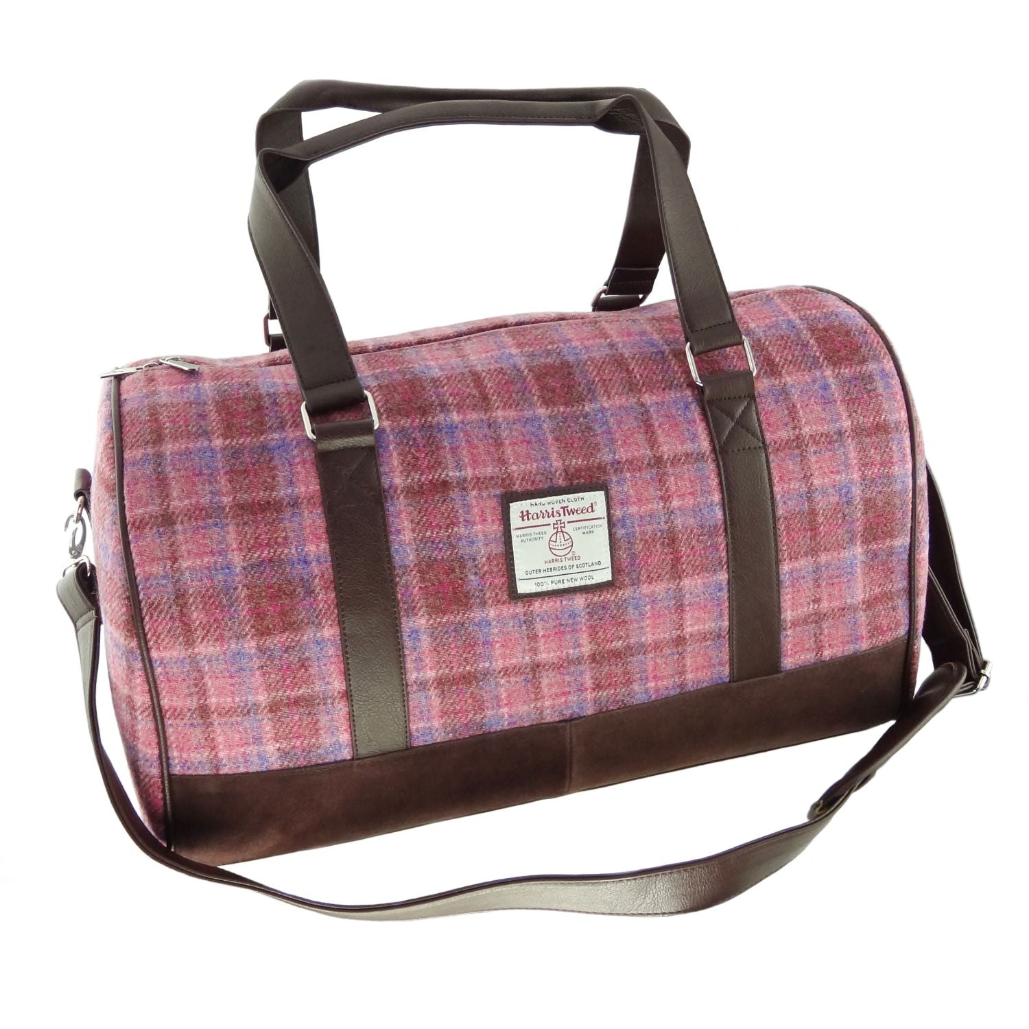 Harris Tweed Weekend Bag - Stylish & Durable Travel Duffel for Men & Women [6 Colors] - Perfect for Business Trips, Gym & Weekend Getaways