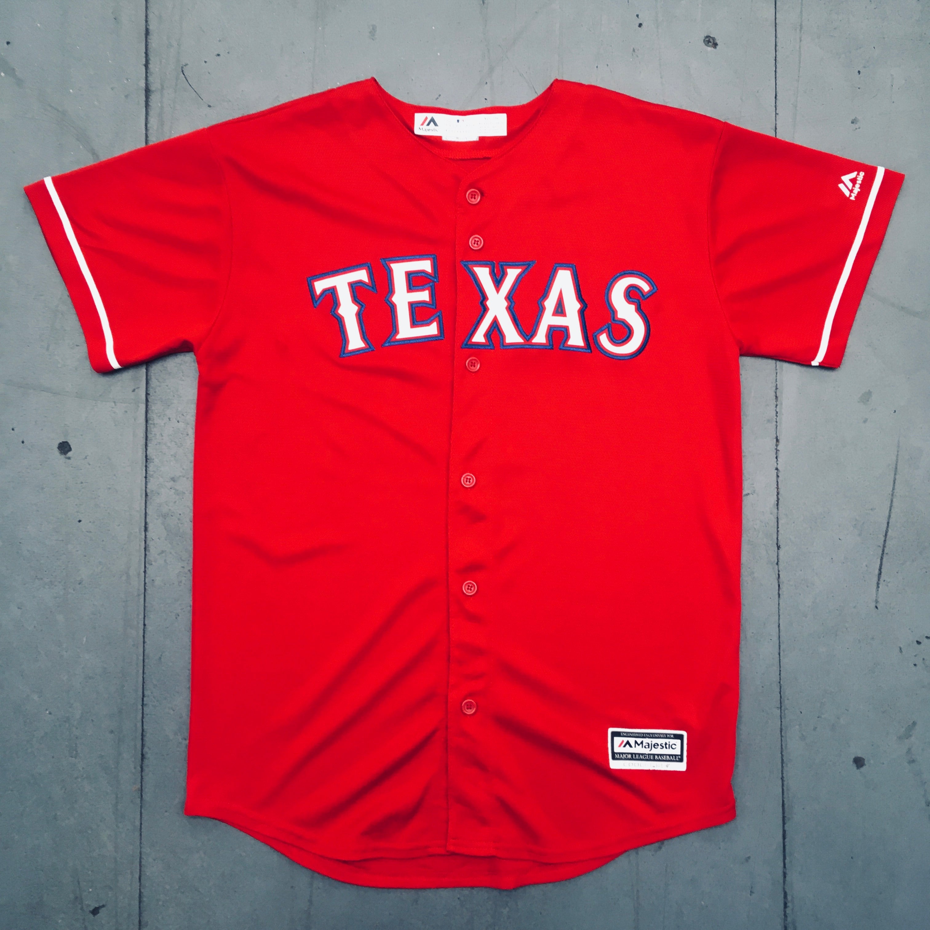 Texas Rangers Prince Fielder 2014 Red Majestic Stitched Jersey Size S - Authentic MLB Baseball Jersey for Fans & Collectors - Perfect for Game Day, Sports Events & Memorabilia Display