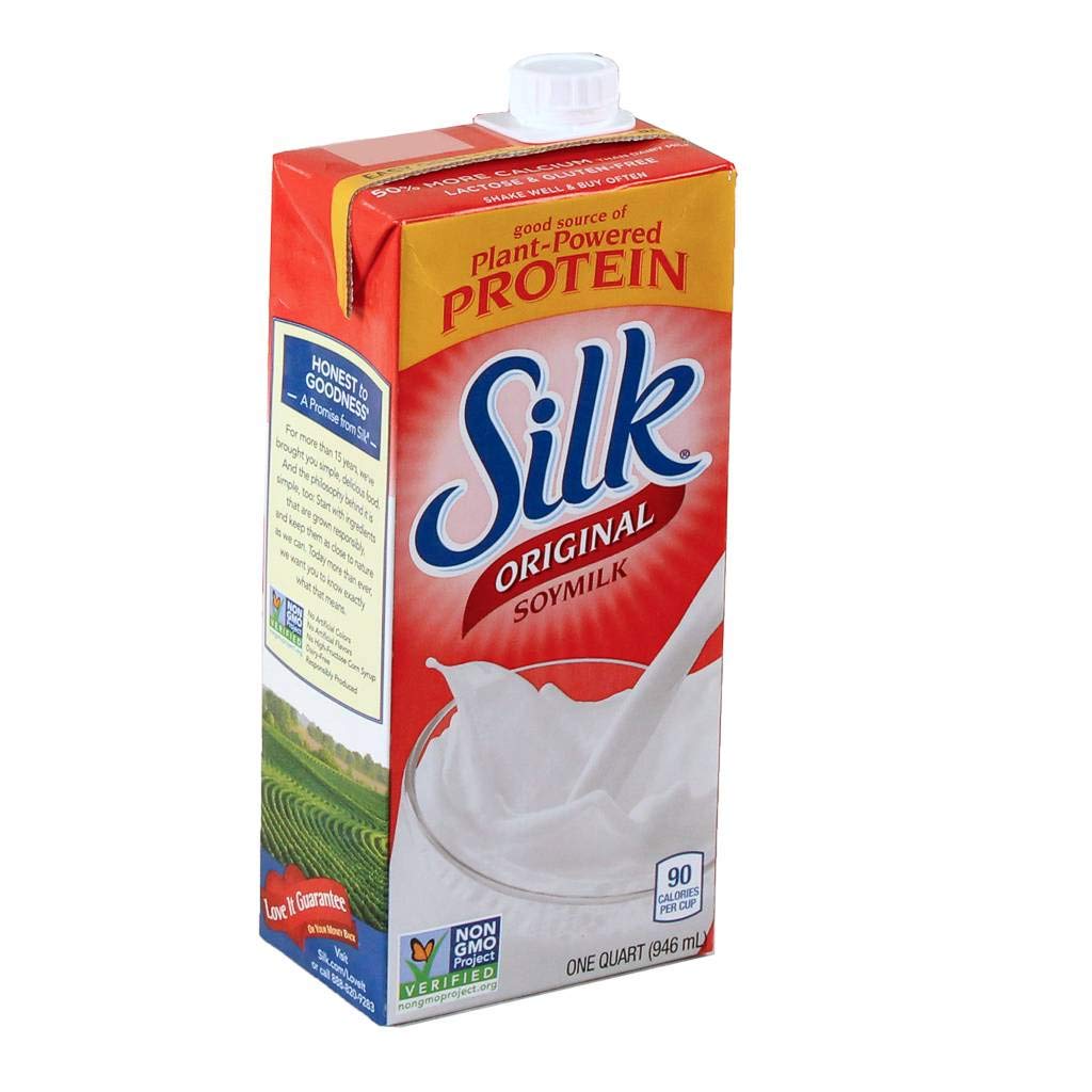 Silk Original Soy Milk - 32 Fl Oz (Pack of 12) | Dairy-Free, Vegan Plant-Based Milk Alternative | Perfect for Cereal, Coffee & Smoothies