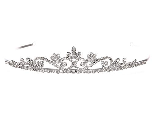 Clear Crystals Silver Plated