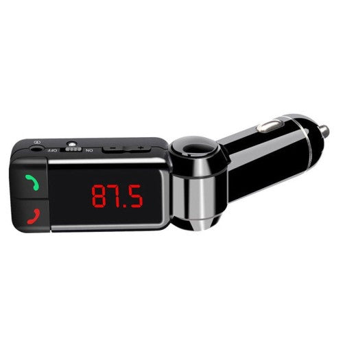 Bluetooth FM Transmitter for Car - Hands-Free Calling, USB Charger, AUX & MP3 Player - Wireless Car Kit for Music Streaming & Phone Calls While Driving