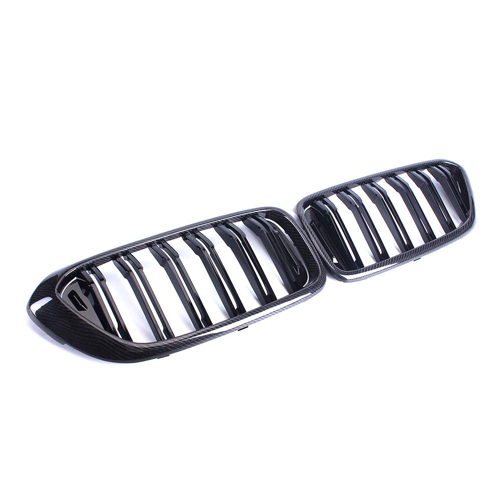 Premium Carbon Fiber Black Kidney Grille for BMW G32 630i 640i 6 Series GT (2017-2019) - High-Performance Replacement Part for Sporty Look & Enhanced Airflow