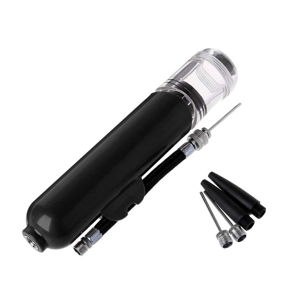 Lehaha Hand Air Pump with 3 Needles & 2 Nozzles - Portable Inflator for Football, Soccer, Volleyball, Basketball, Pool Toys | Perfect for Sports, Beach, Camping & Backyard Games
