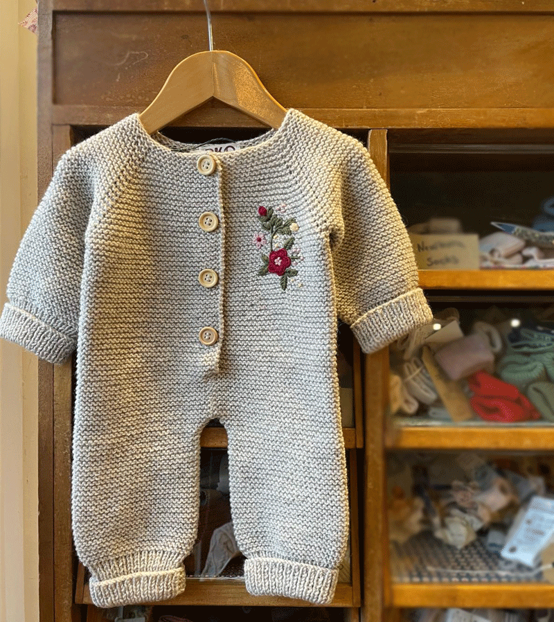 RKO Embroidered Sand Romper - Stylish & Comfortable Baby Jumpsuit for Summer Outings, Beach Trips & Photo Shoots
