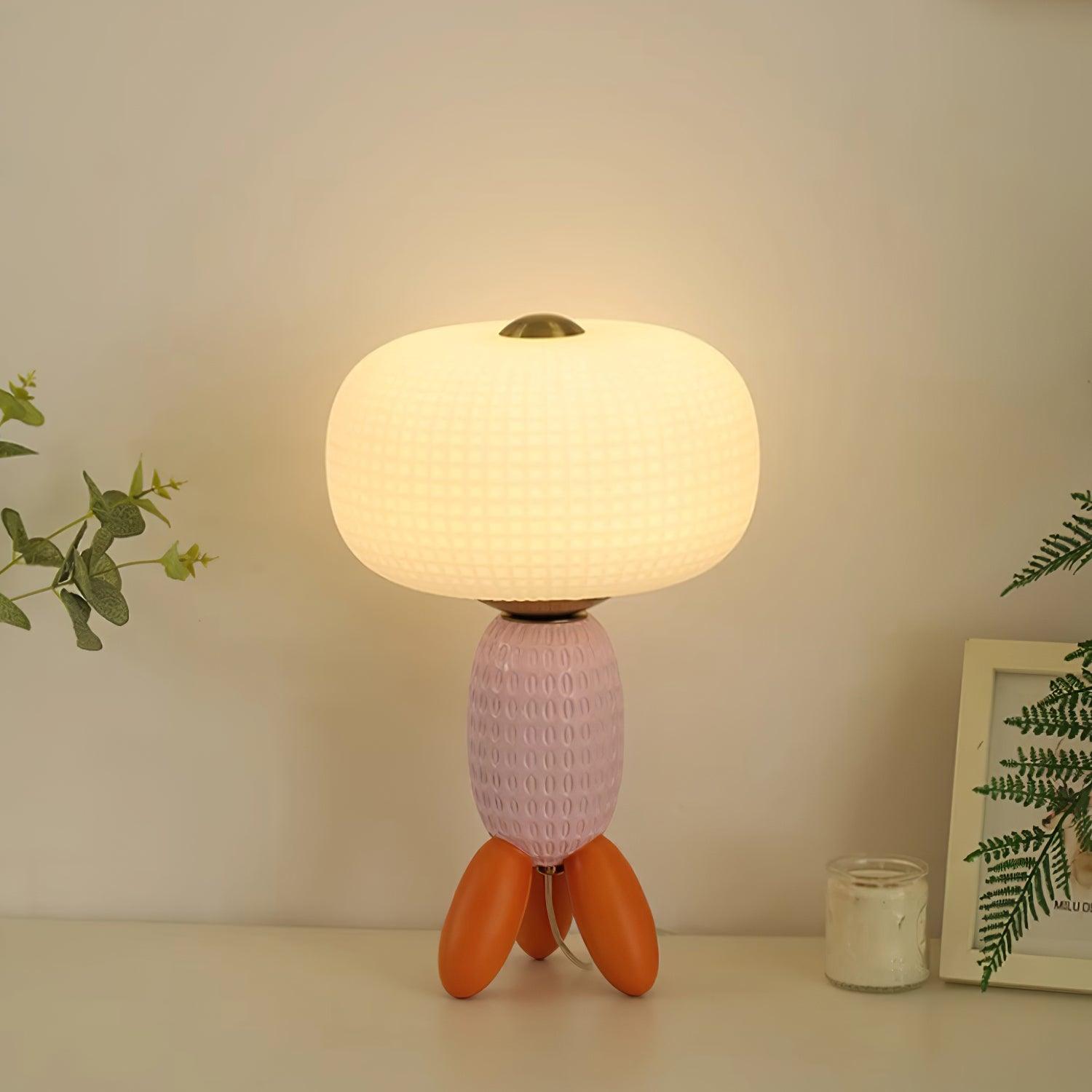 LED Balloons Table Lamp - Modern Night Light for Bedroom, Nursery, Kids Room - Romantic & Decorative Lighting for Home Decor