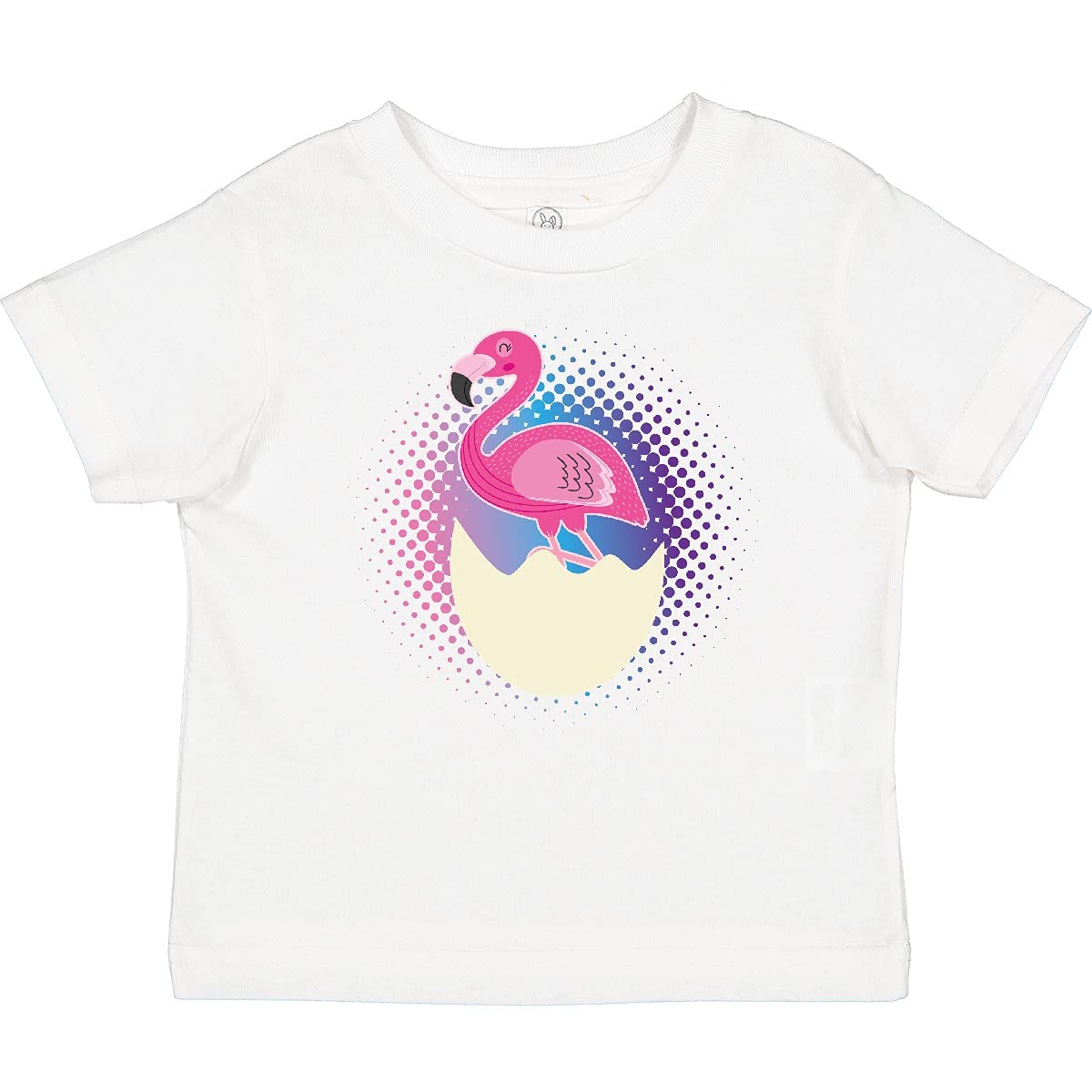 Easter Flamingo Egg Hatching Baby Girls T-Shirt - Cute Spring Outfit for Easter Egg Hunt & Family Photos