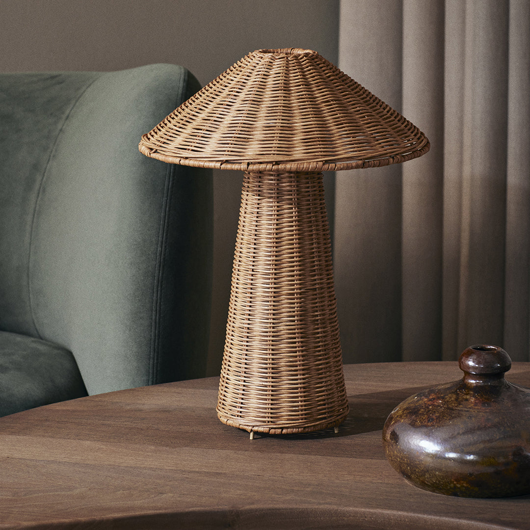 Ferm Living Duo Table Lamp - Modern Scandinavian Design for Bedroom, Living Room & Office - Stylish LED Night Light with Adjustable Brightness