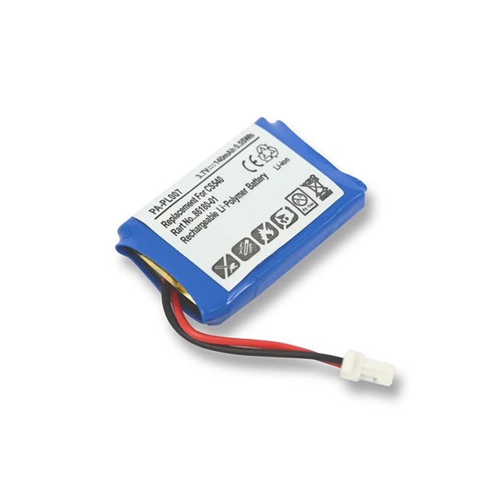 Plantronics CS540 Replacement Battery - 3.7V 140mAh Li-Polymer Wireless Bluetooth Headset Battery | Compatible with Plantronics CS540 Headset | Perfect for Office, Call Center & Remote Work