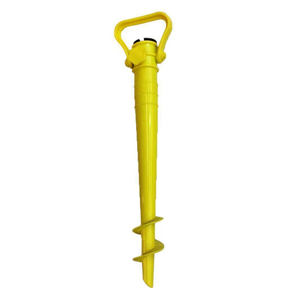 U-M Pulabo Portable Base Stand Holder for Garden Parasols & Beach Umbrellas - 1PC Yellow, Durable & Stylish - Perfect for Outdoor Patio, Poolside, and Backyard Relaxation