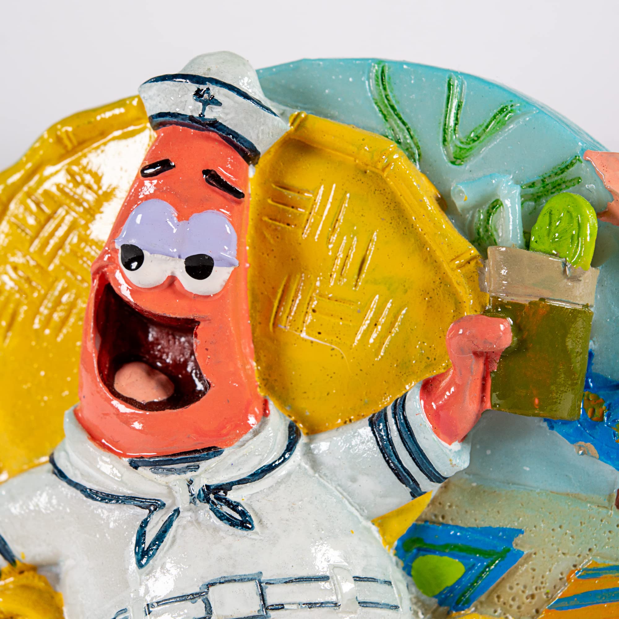 Penn-Plax Spongebob Squarepants Aquarium Decoration - Patrick Star Bubble Ornament for Fish Tanks - Small Size - Perfect for Home & Office Aquariums