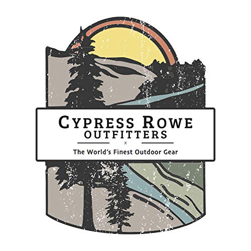 16' 17' 18' Waterproof Canoe Kayak Cover - Heavy Duty UV Protection Boat Storage Cover by Cypress Rowe Outfitters - Perfect for Outdoor Storage, Dock Protection & Winter Boat Covering