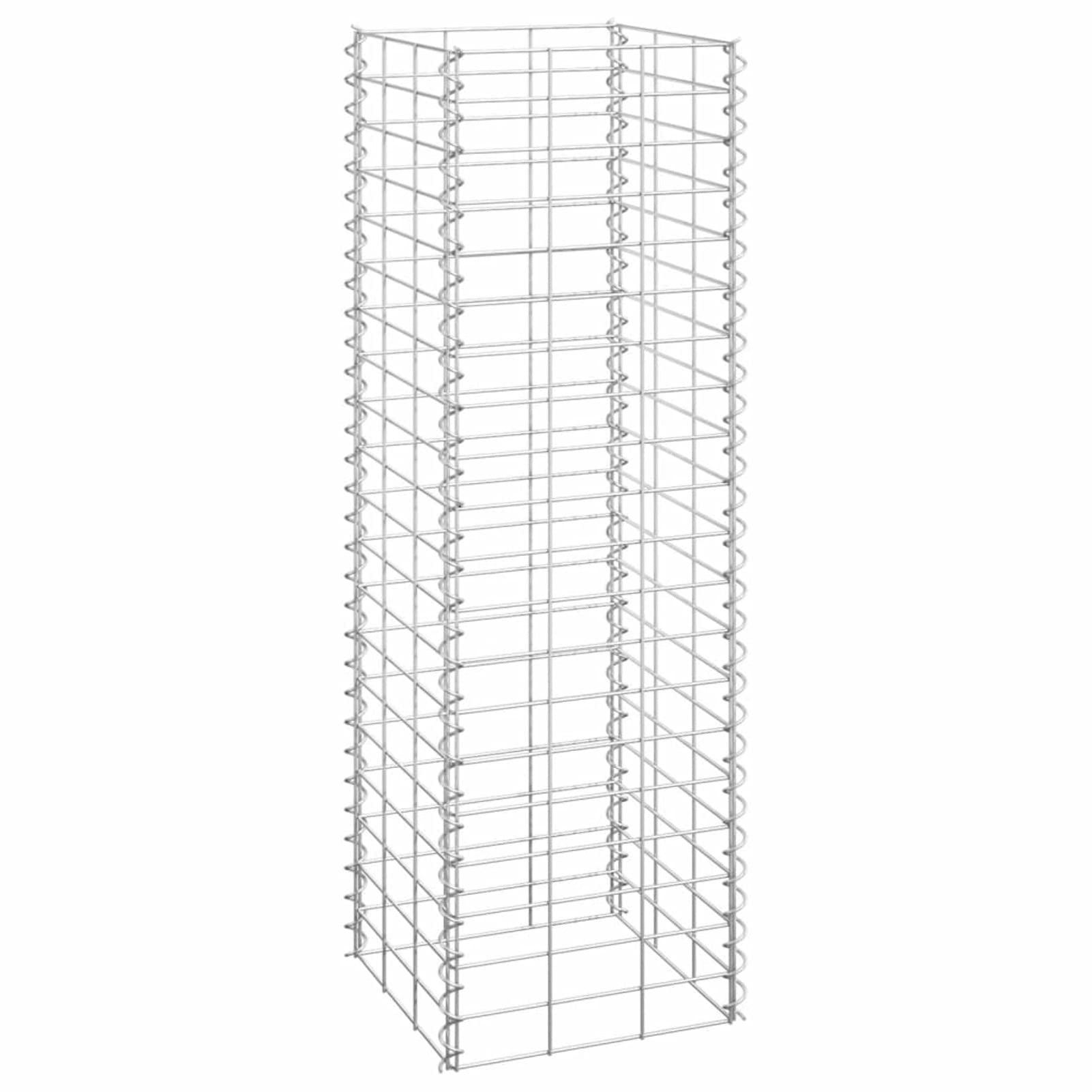 Galvanized Gabion Raised Garden Bed Planter Set - 3 Pack (11.8