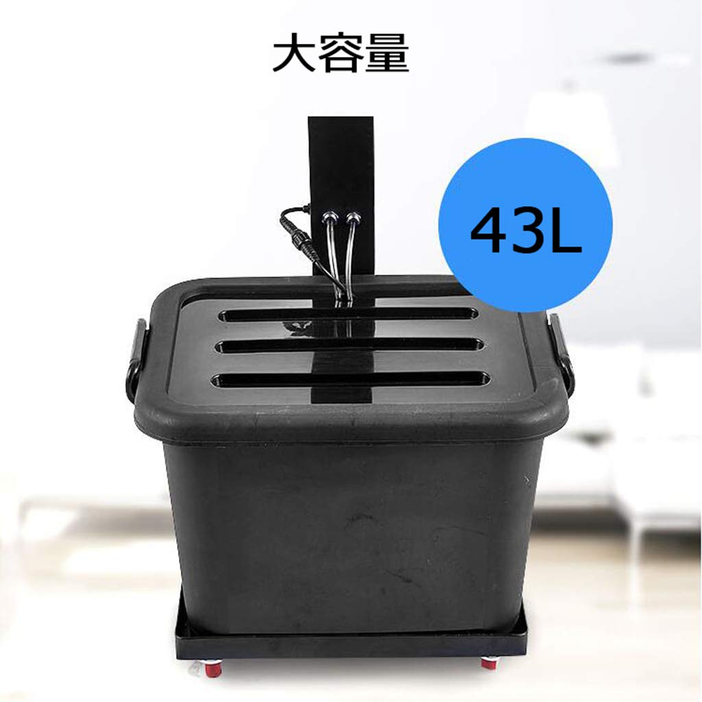 Adjustable Height Oscillating Floor Fan for Home & Outdoor Use