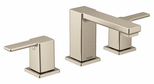 Moen TS6721BN 90 Degree Widespread Bathroom Faucet Trim in Brushed Nickel - Perfect for Modern Bathroom Vanities and Sink Upgrades