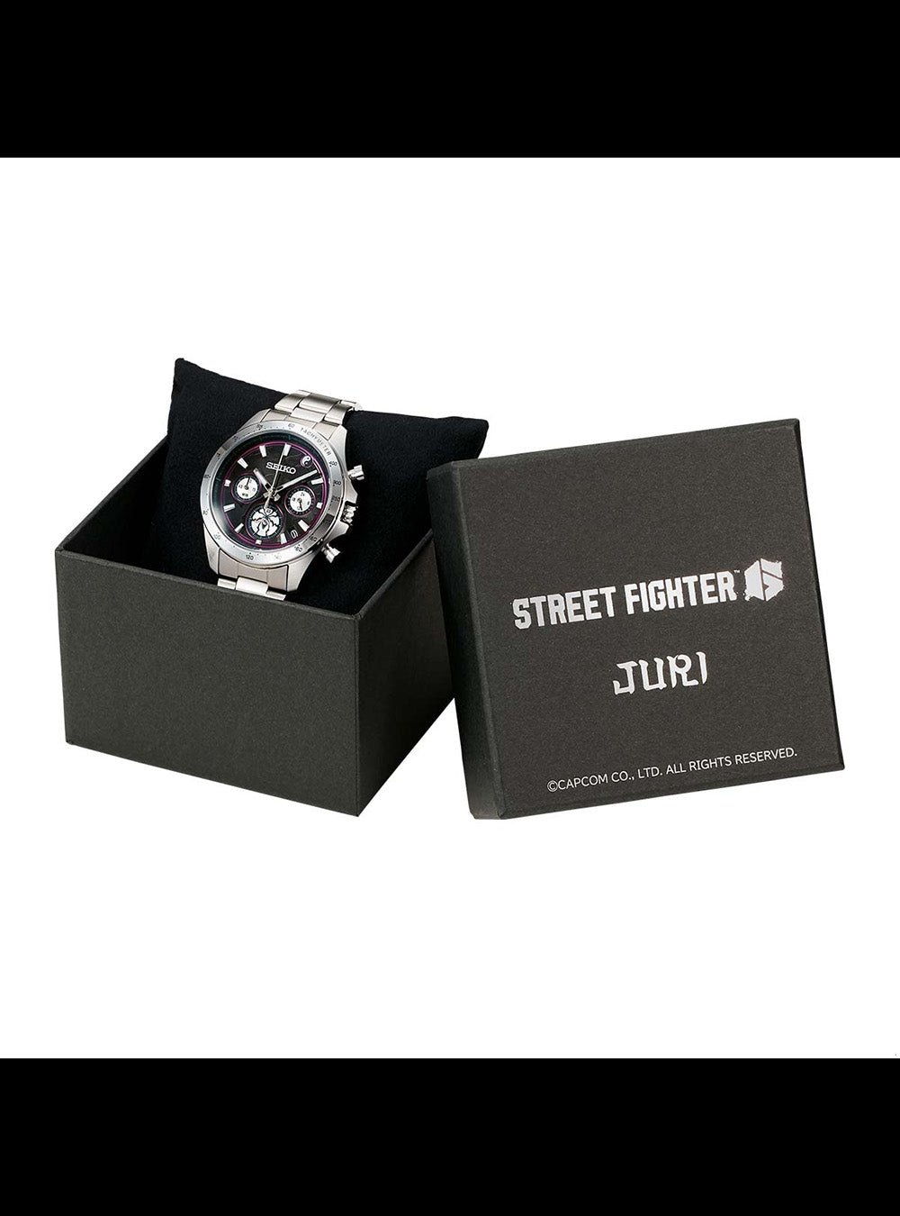 SEIKO x STREET FIGHTER 6 Limited Edition Japanese Made Watch - Exclusive Collector's Item for Gamers & Anime Fans | Perfect for Cosplay, Gaming Events & Streetwear Fashion