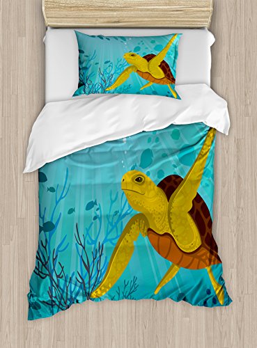 Turquoise Mustard Brown