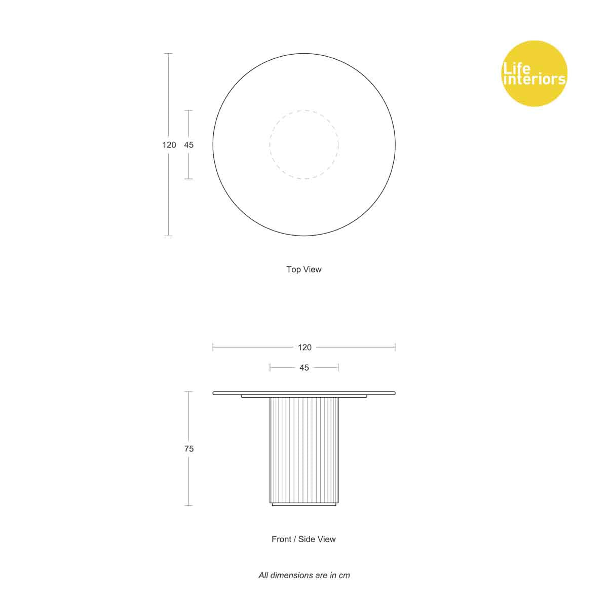 Cosmos Solid Oak & Terrazzo Dining Table - 120cm Round Modern Kitchen Table for Small Spaces | Perfect for Breakfast Nook, Apartment Dining, and Cozy Family Meals