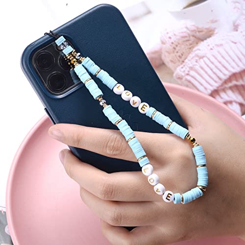 Colorful Beaded Phone Lanyard Strap - Stylish Phone Charm with Beads for Women, Men, Teens - Perfect for Work, Travel, and Everyday Use