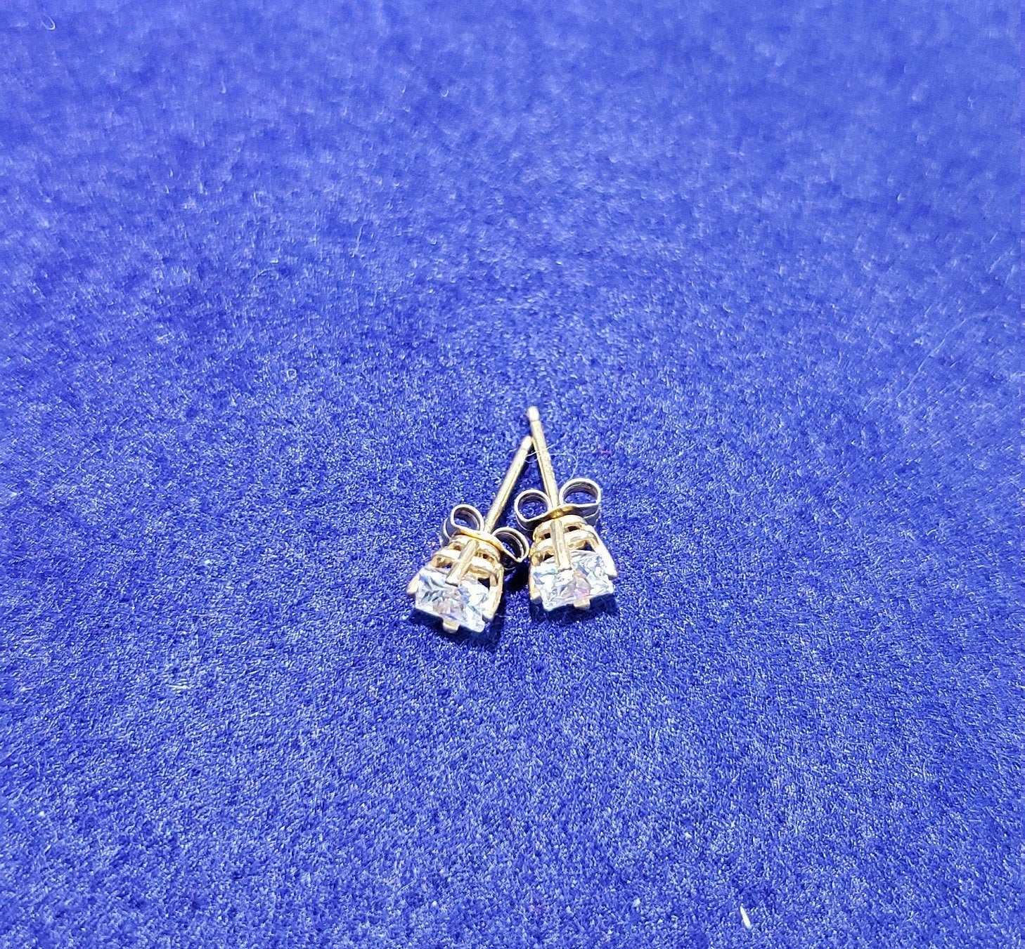 5MM or 6MM Princess Cut Cubic Zirconia CZ Stud Earrings - Hypoallergenic & Sparkling for Everyday Wear, Parties & Special Occasions