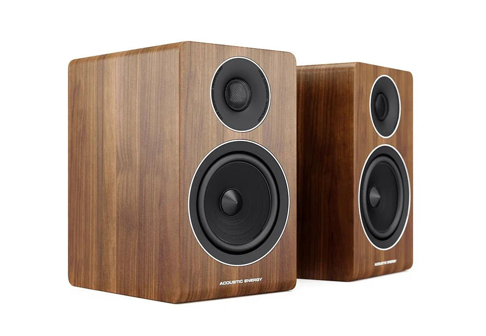Premium Acoustic Energy AE300 Bookshelf Speakers (Pair) - High-Fidelity Sound for Home Theater & Music Listening - Perfect for Living Rooms, Studios & Audiophiles