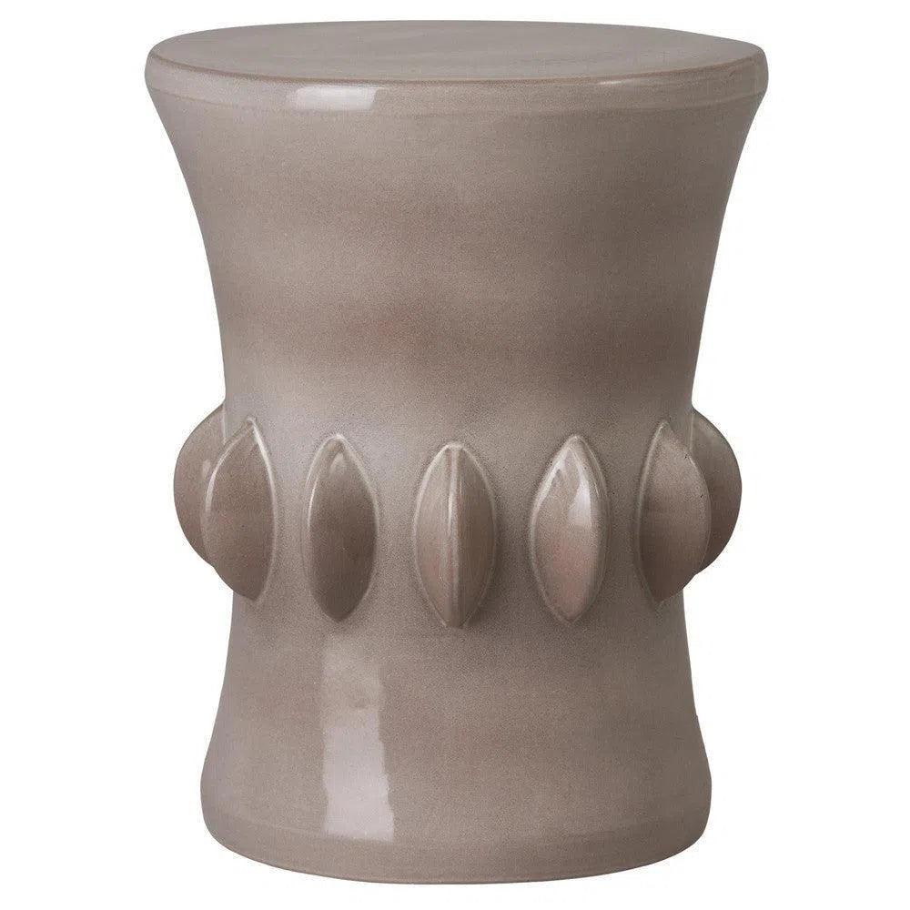 22.5 Inch Jewel Outdoor Decorative Garden Stool - Weather-Resistant Patio Furniture for Poolside, Porch & Backyard Decor