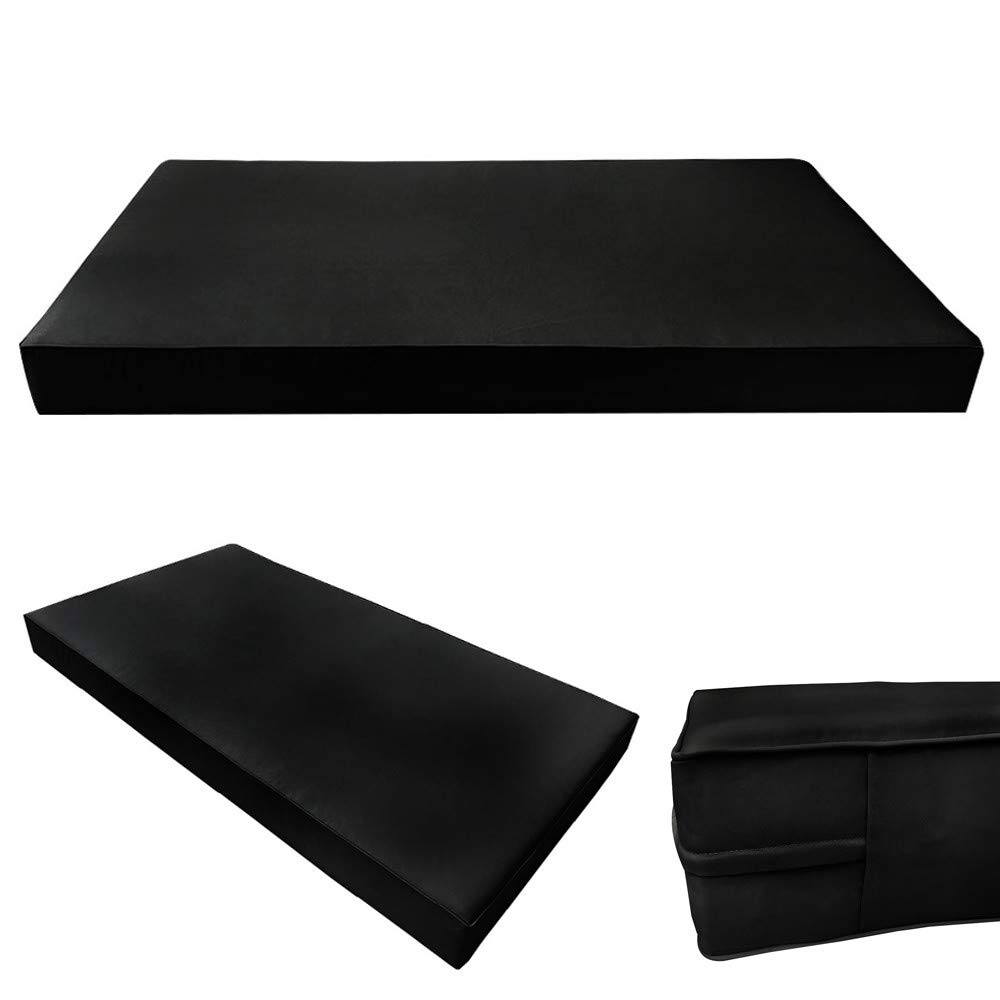 Prolinemax Outdoor Style 1 Twin-XL Piped Trim Daybed Mattress Bolster Pillow Fitted Sheet Cover - Waterproof & Breathable - Perfect for Patio, Sunroom, and Outdoor Furniture Protection