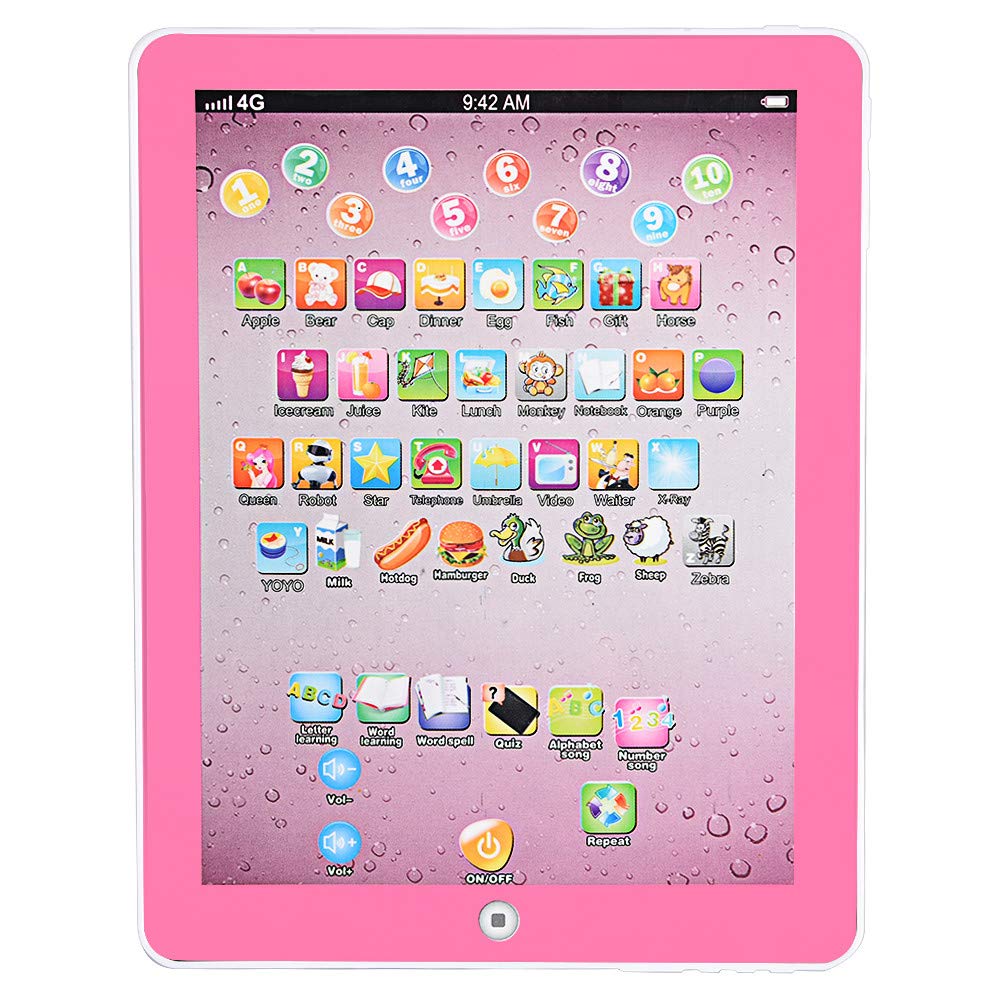 Educational Kids Tablet for Toddlers - ABC Learning Pad with Numbers, Words & Music | Interactive Electronic Toy for Preschool Boys & Girls Ages 3+ | Perfect for Early Learning at Home or Travel