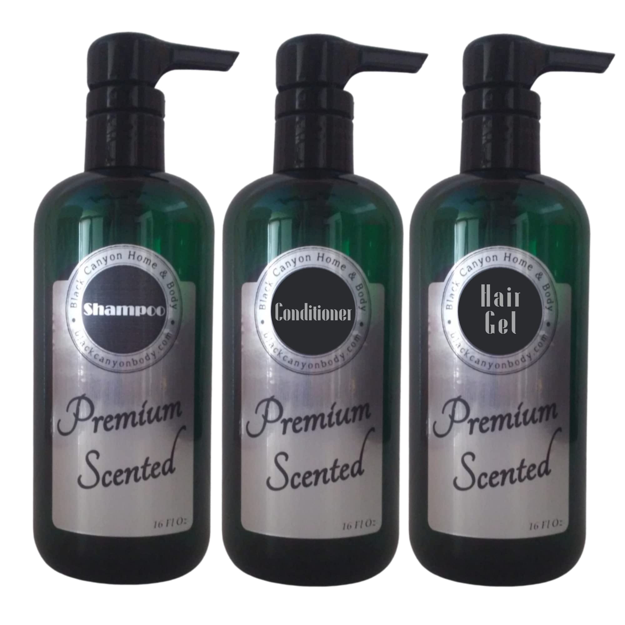 Black Canyon Brown Sugar & Fig Scented Argan Oil Hair Care Set - Shampoo, Conditioner & Styling Gel for Moisturizing & Nourishing - Perfect for Dry, Damaged Hair & Daily Hair Care Routine
