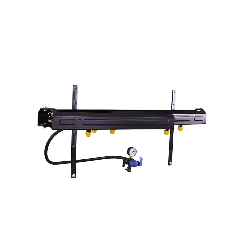 6-Nozzle Folding Broadcast Sprayer Boom Kit - 10ft Swath for Efficient Lawn & Field Fertilizer Application | Ideal for Farming, Gardening & Landscaping