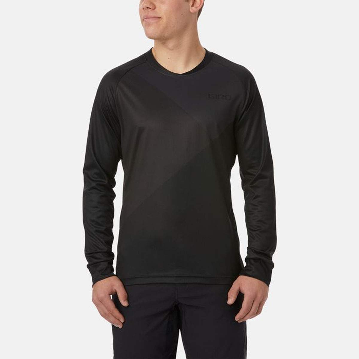 Giro Men's Roust LS Jersey - Long Sleeve Cycling Shirt for Men - Breathable & Moisture-Wicking Bike Apparel - Perfect for Road Biking & Mountain Cycling