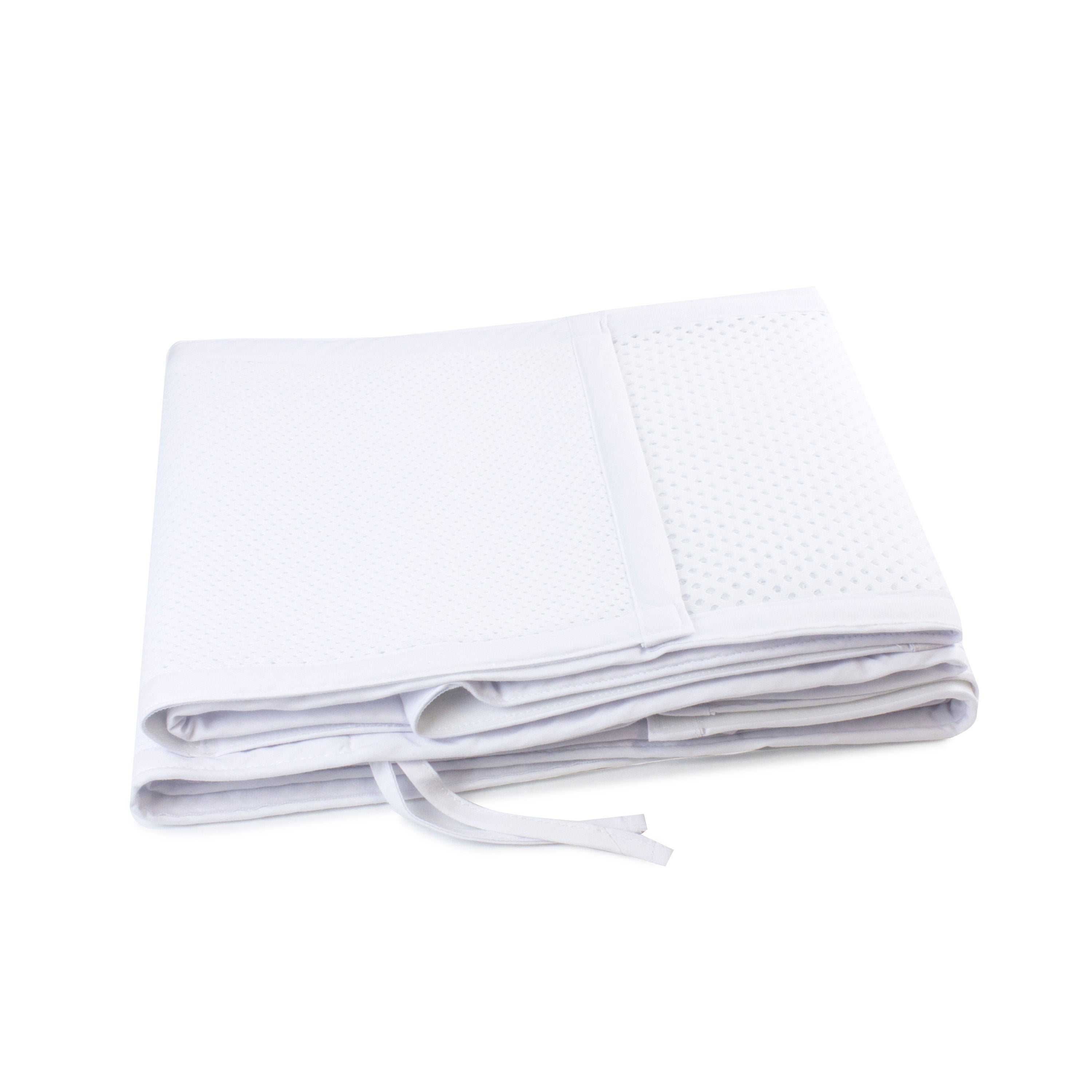 Breathe Easy® White Cot Liner - Soft, Breathable Baby Crib Mattress Cover for Safe & Comfortable Sleep - Perfect for Nursery, Daycare & Travel