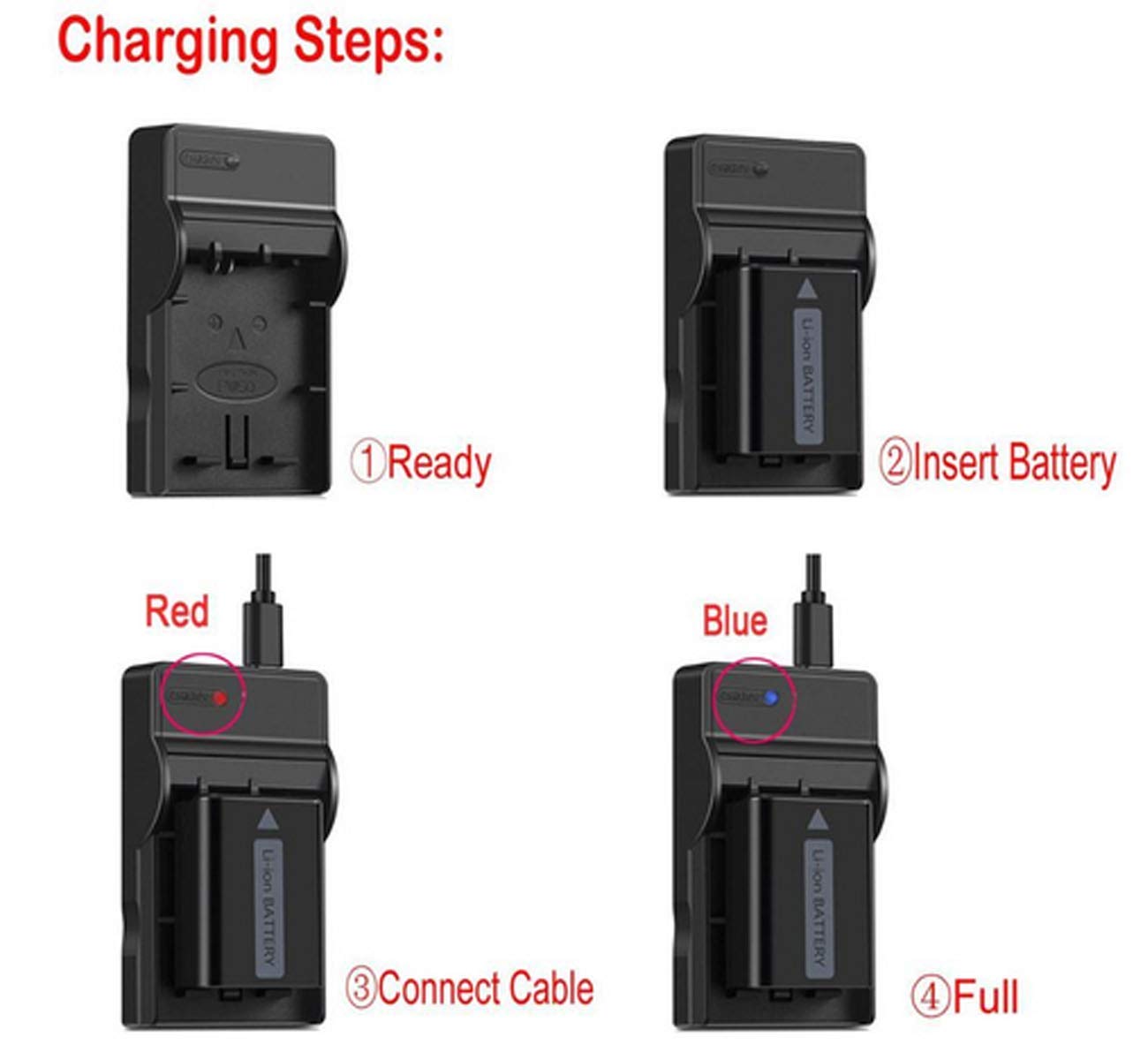 Canon EOS Digital Rebel XT & XTi Camera Battery Charger - Fast Charging Replacement Power Adapter for DSLR Photography, Travel & Professional Use