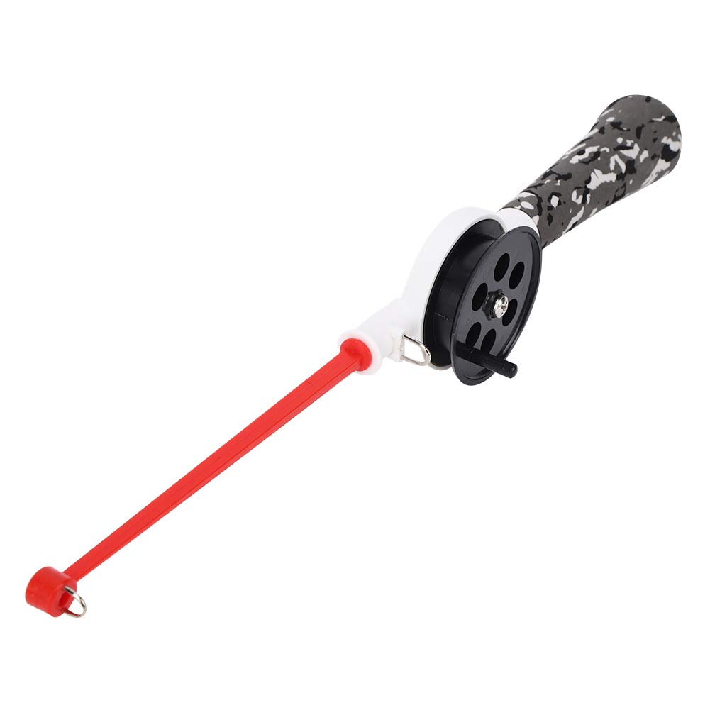 Low Resistance Kids Ice Fishing Rod - 34cm Durable Ice Fishing Pole with Reel for Beginners | Perfect for Winter Fishing Adventures & Outdoor Family Activities