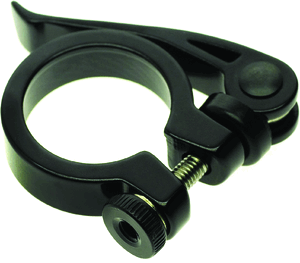 ALLOY QR Seat Clamp - 31.8mm Black Quick Release Bike Seatpost Clamp for Mountain & Road Bikes | Secure Cycling Accessory