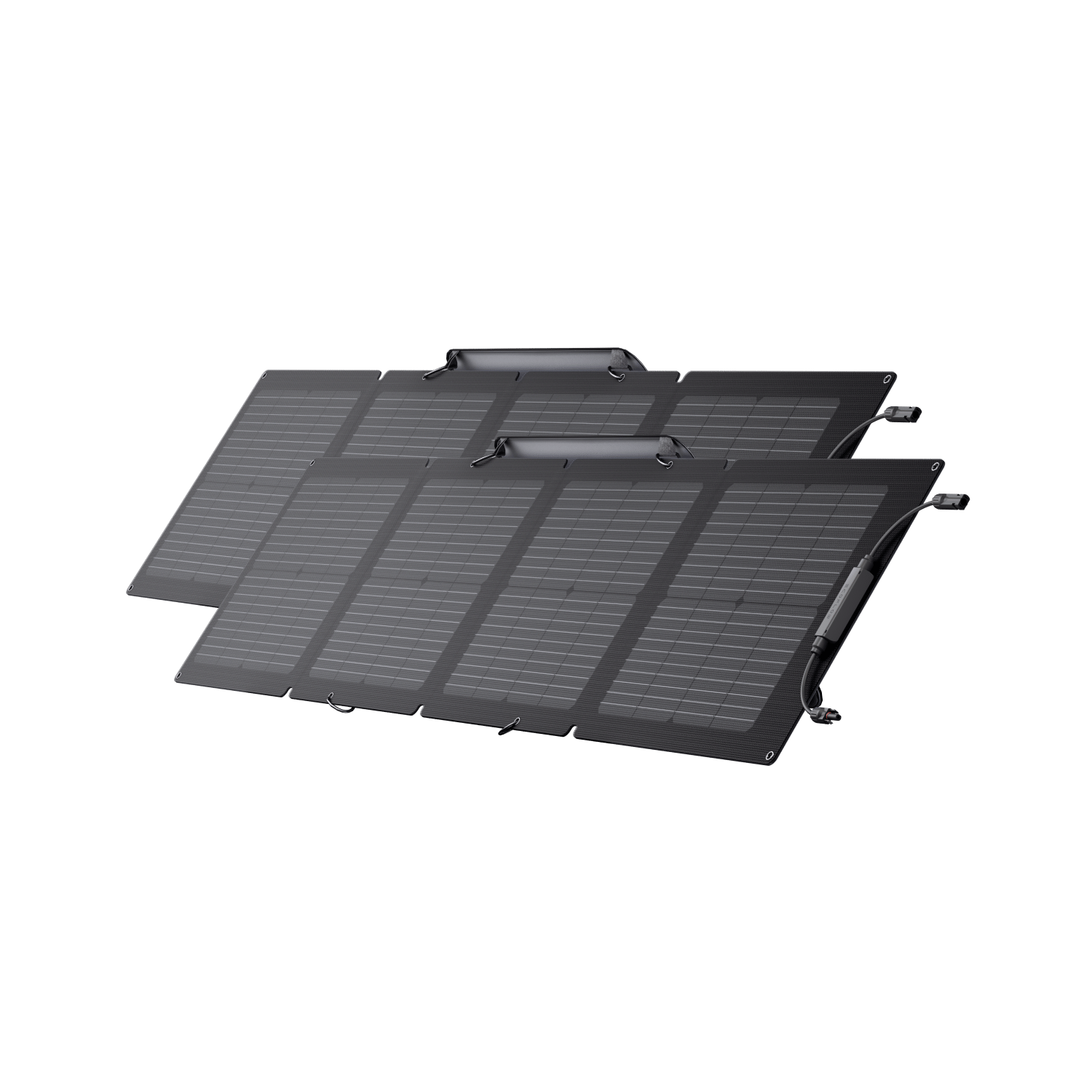 EcoFlow 110W Portable Solar Panel (Refurbished) - 2 Pack | High-Efficiency Foldable Solar Charger for Camping, RV & Emergency Power Backup