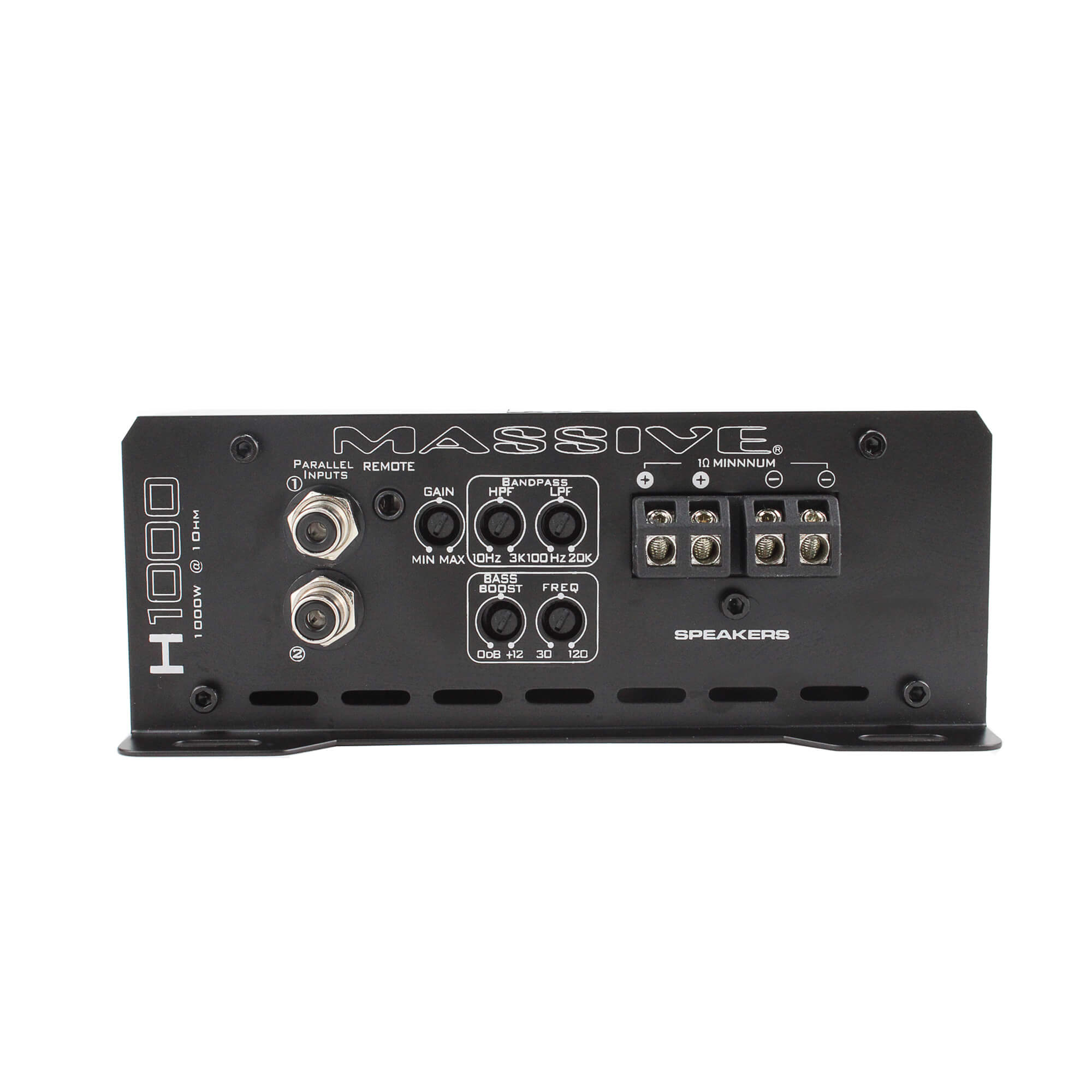 H1000 1050 Watt RMS @ 1 Ohm Mono Block Hippo Series Car Amplifier with Bass Remote - Powerful Subwoofer Amp for Deep Bass in Trucks, SUVs & Custom Car Audio Systems