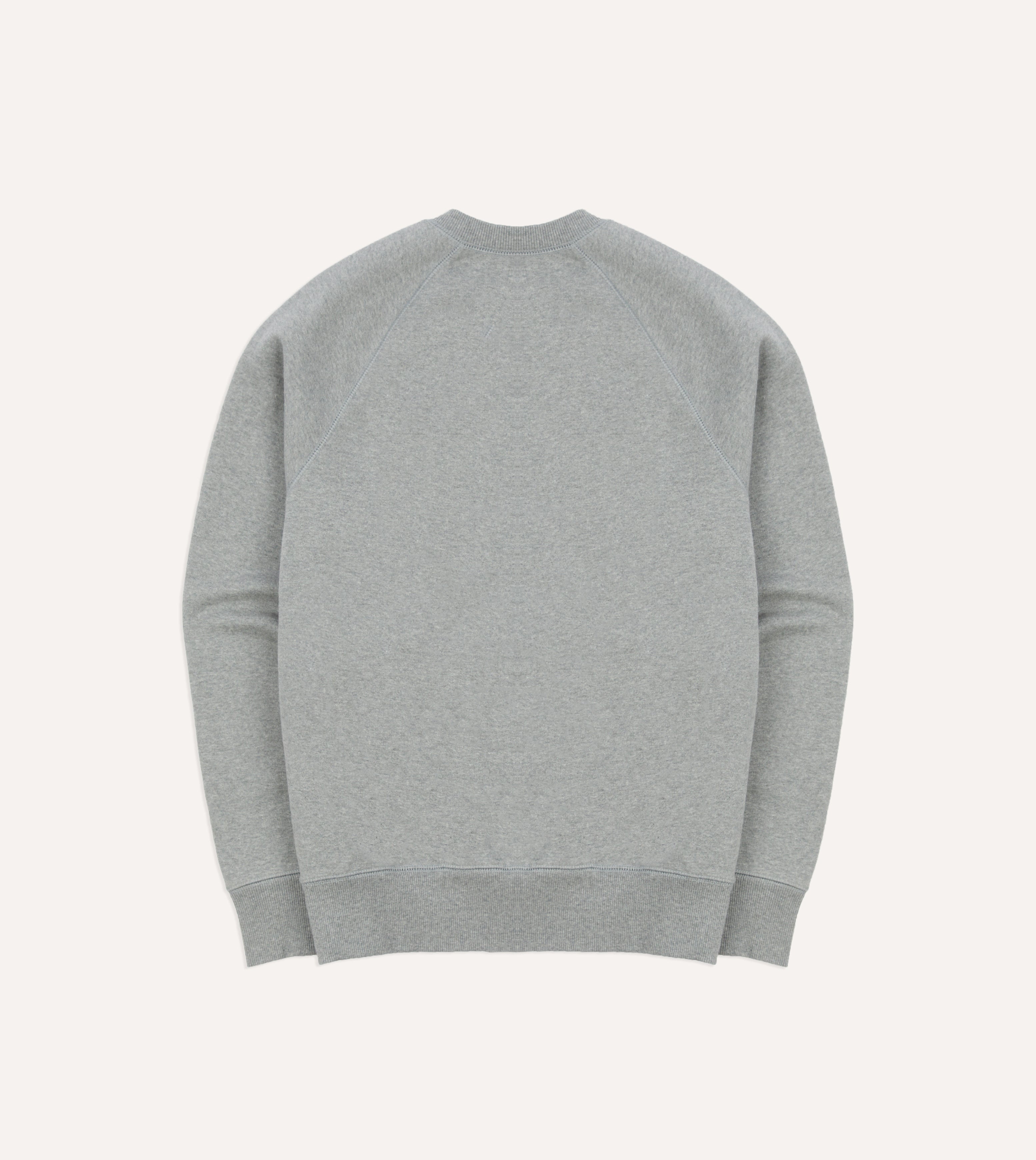 Soft Grey Brushed Cotton Jersey Sweatshirt for Men & Women - Cozy Pullover Hoodie for Casual Wear, Lounge & Outdoor Activities