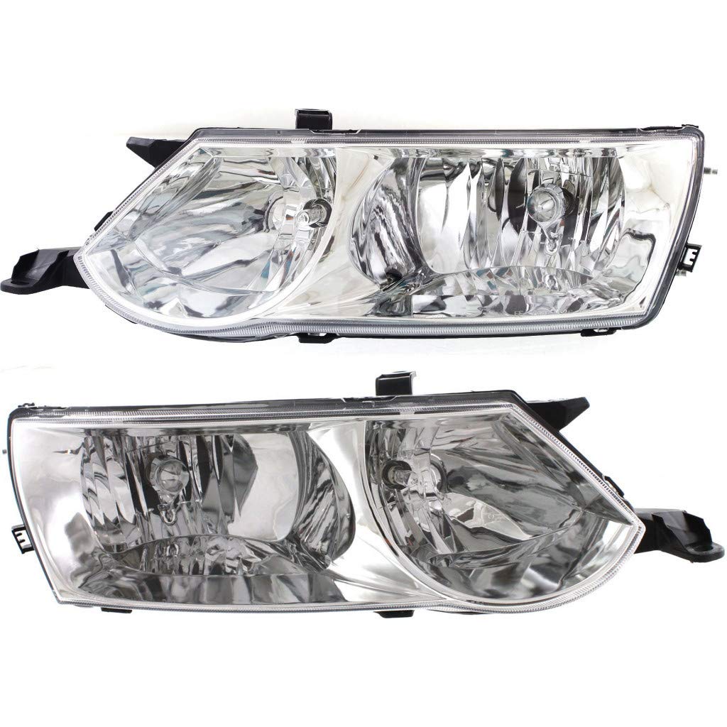 2002-2003 Toyota Solara Replacement Headlights Pair - Driver & Passenger Side (Part# TO2502145 TO2503145 | 81150-AA050 81110-AA050) - Perfect for Night Driving & Vehicle Restoration