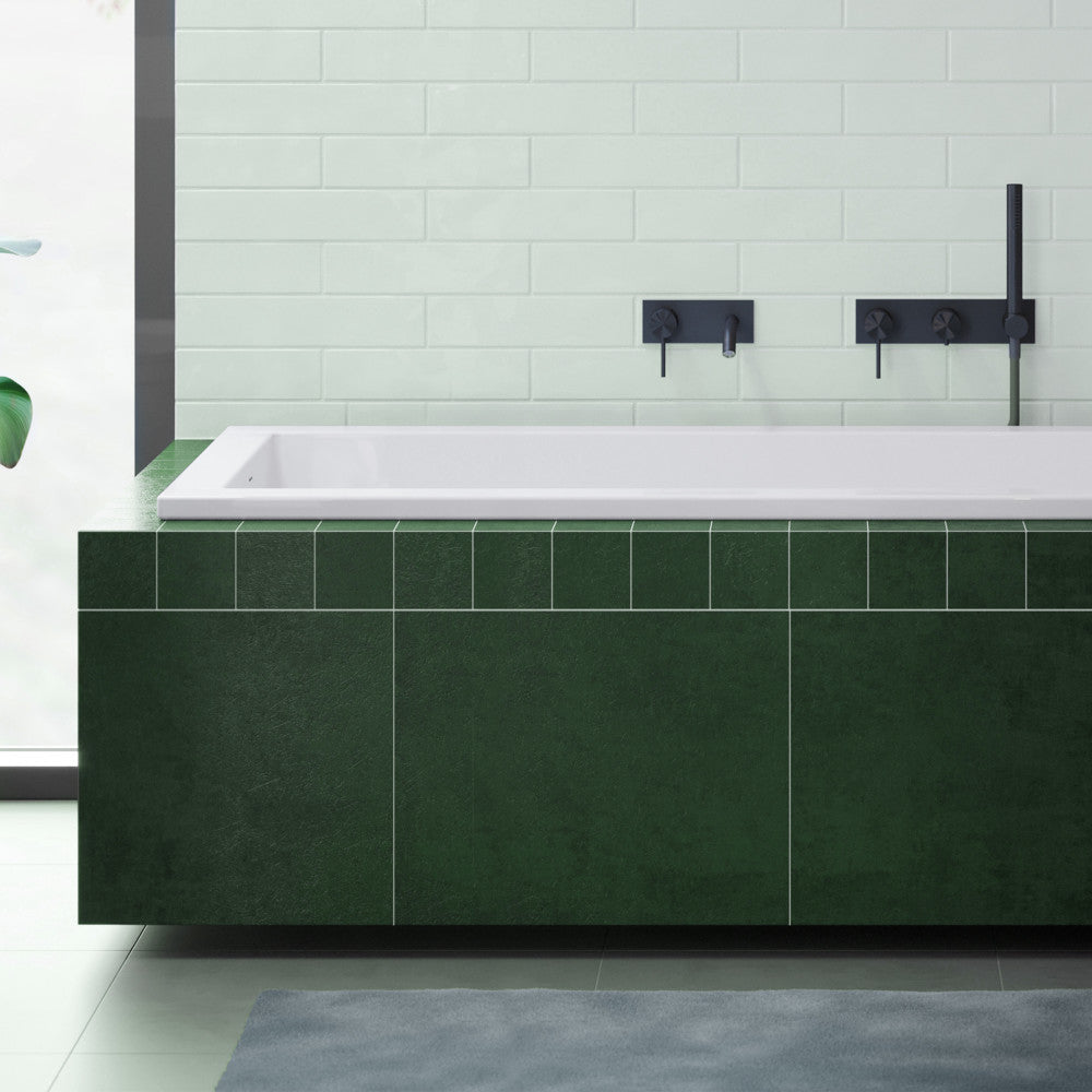 Voltaire 48 x 30 Reversible Drain Drop-In Bathtub - Freestanding Soaking Tub for Modern Bathrooms, Perfect for Spa-Like Relaxation at Home