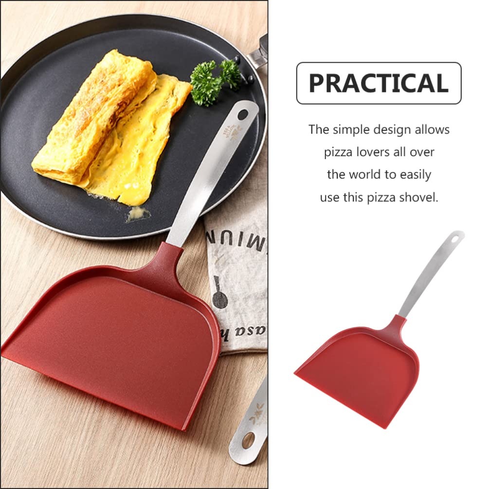 Premium Stainless Steel Pizza Peel with Nylon Handle - Multi-Functional Pizza Spatula for Baking, Serving & Cake Decorating - Ideal for Home Kitchens, Pizzerias & Bakeries