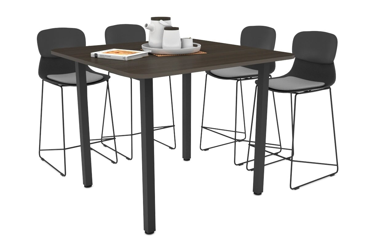 Quadro Square Legs Counter Table with Rounded Corners - 43.3