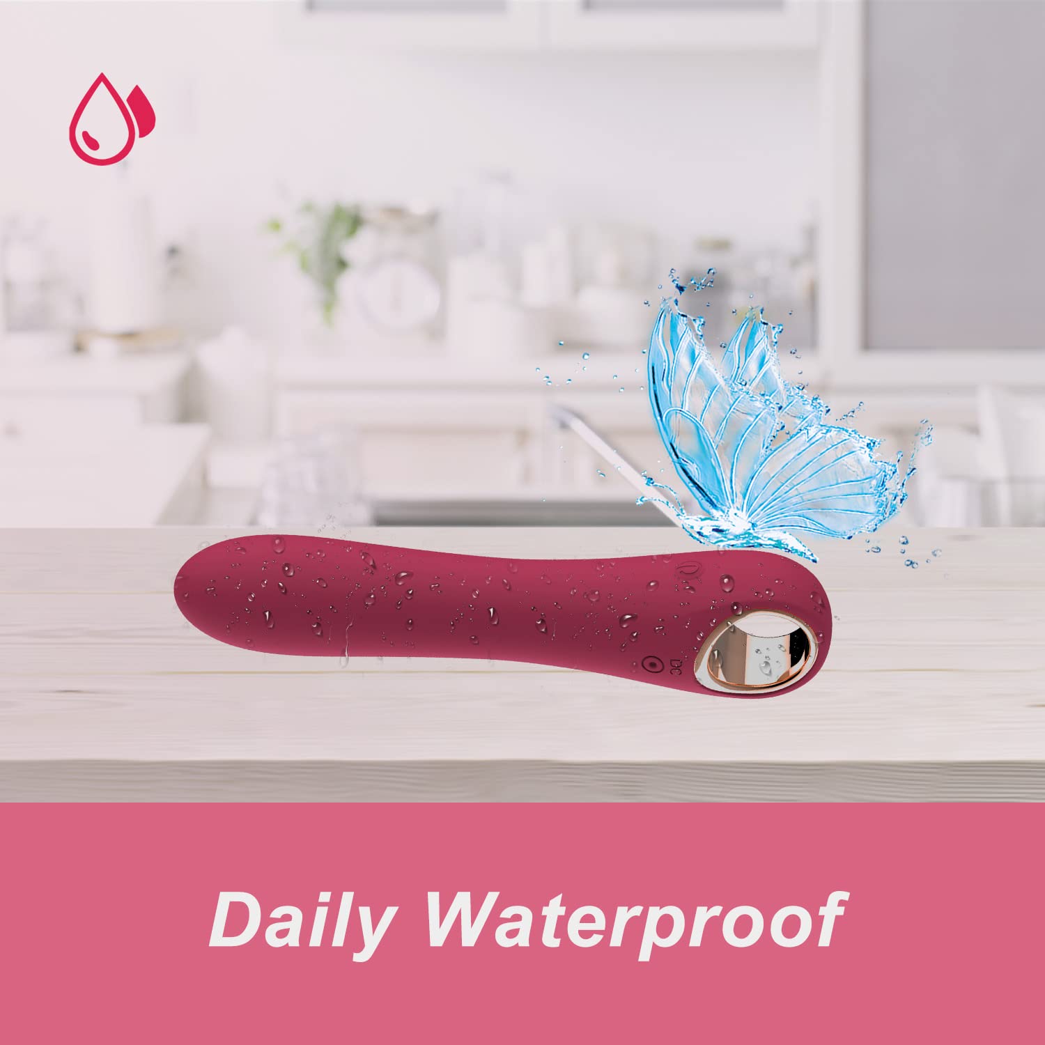 Premium G-Spot Vibrator for Women - 10 Powerful Vibration Modes, Realistic Silicone Dildo with Clitoral & Nipple Stimulator | Adult Sex Toy for Solo Play & Couples Pleasure (Burgundy) | Perfect for Bedroom Fun, Anniversary Gifts & Spicing Up Relationships