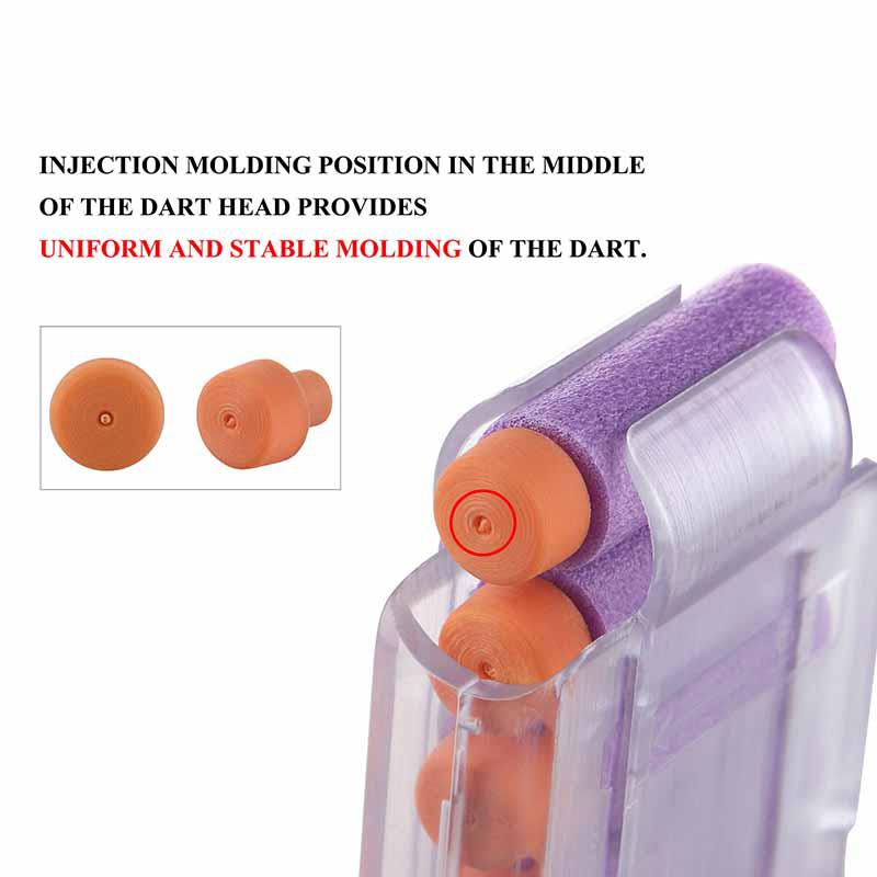 Worker Gen3 Stefan Short Darts 200pcs - High Performance Foam Darts for Nerf Blasters | Perfect for Nerf Battles, Target Practice & Outdoor Games