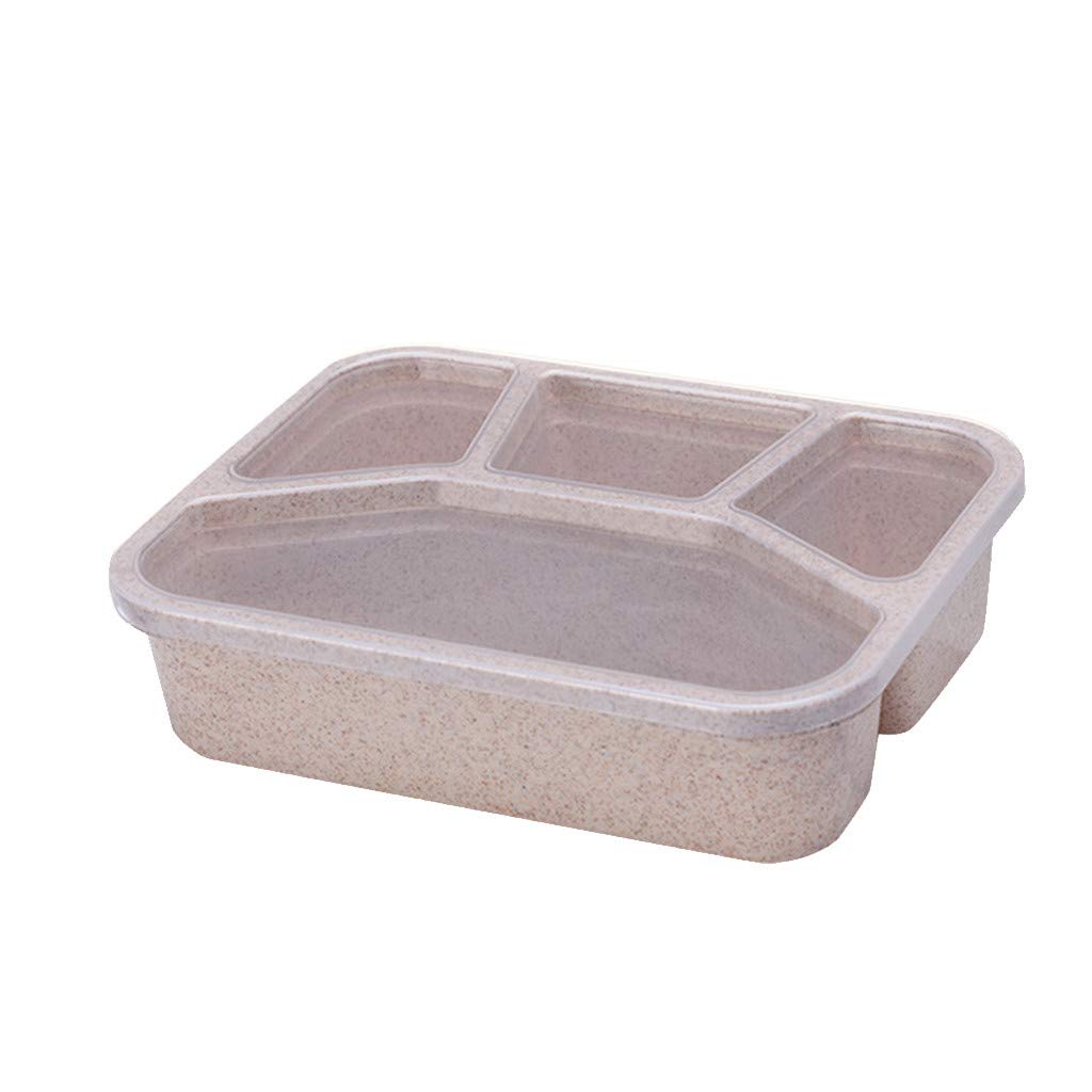 Microwave Safe Bento Lunch Box - Leak Proof & Durable Food Storage Container for Kids & Adults - Perfect for School, Office, Picnic & Travel