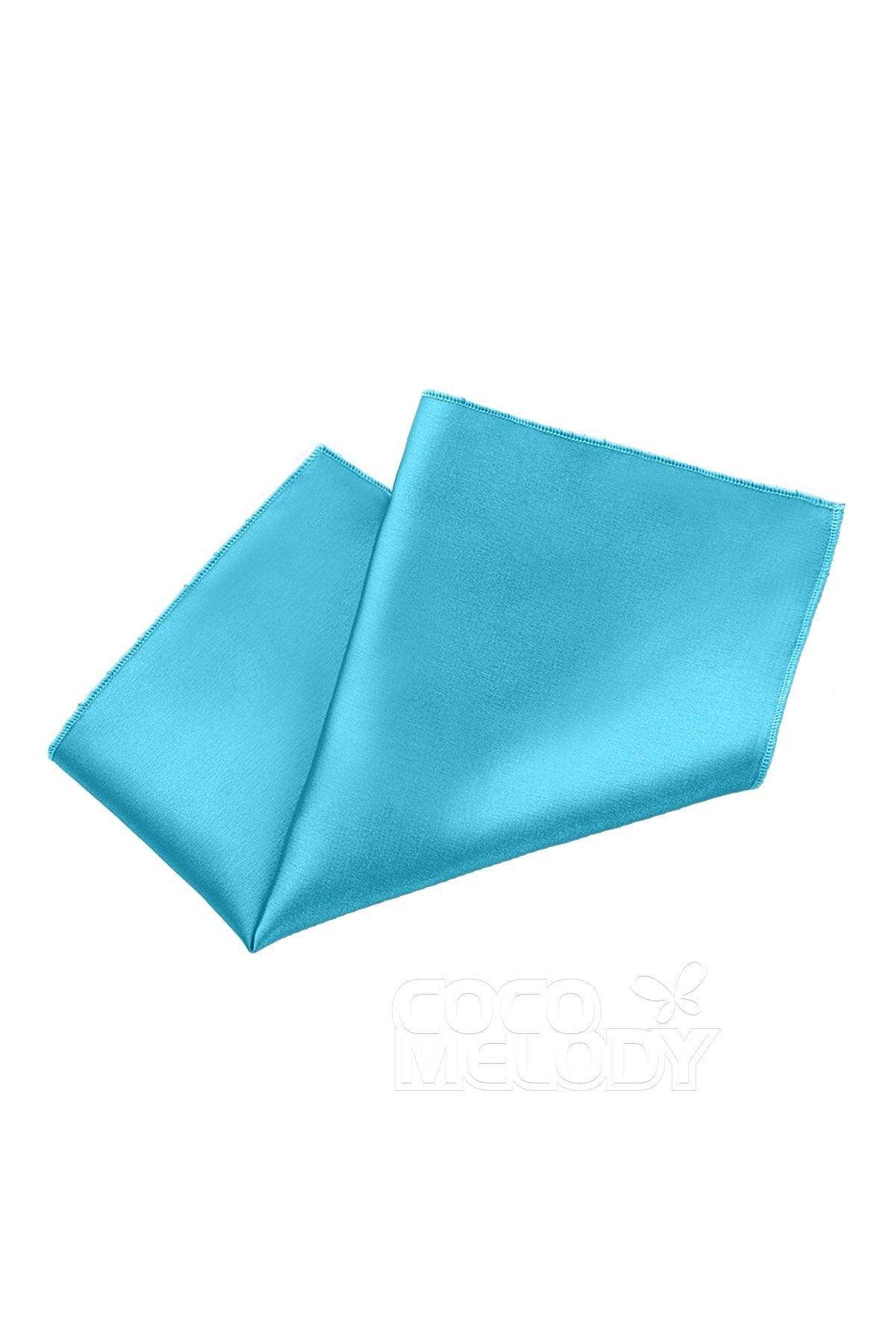 Luxury Elastic Silk Satin Pocket Square CZ170019 - Elegant Men's Accessory for Weddings, Business & Formal Events